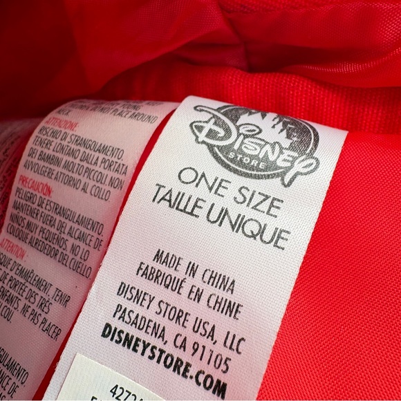Disney Store Minnie Mouse Mini Backpack Red - Picture 7 of 8